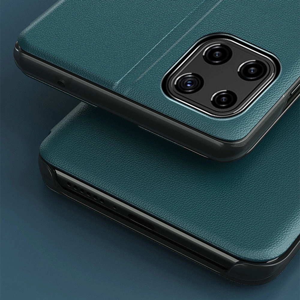 Eco Leather View Case elegant bookcase type case with kickstand for Samsung Galaxy A22 4G redeng