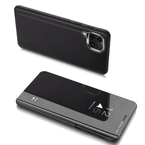 Clear View Case cover for Samsung Galaxy A22 4G blackeng