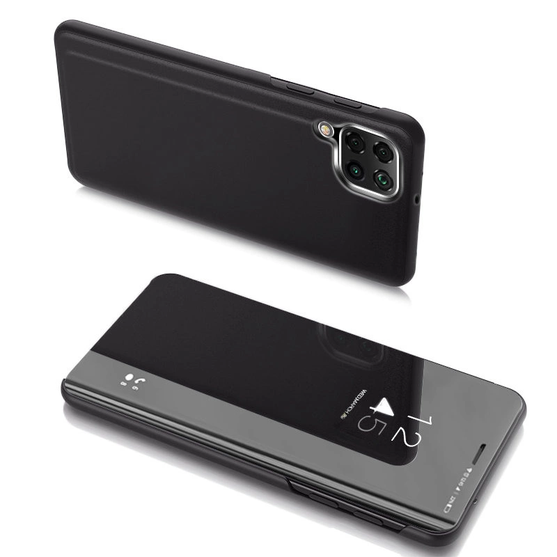 Clear View Case cover for Samsung Galaxy A22 4G blackeng