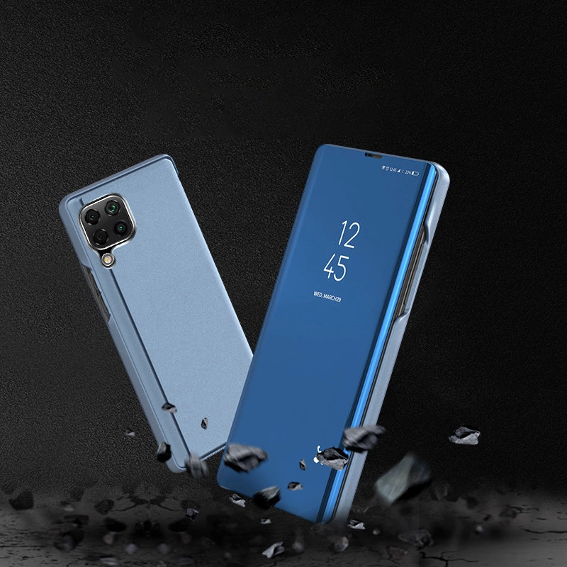 Clear View Case cover for Samsung Galaxy A22 4G blueeng