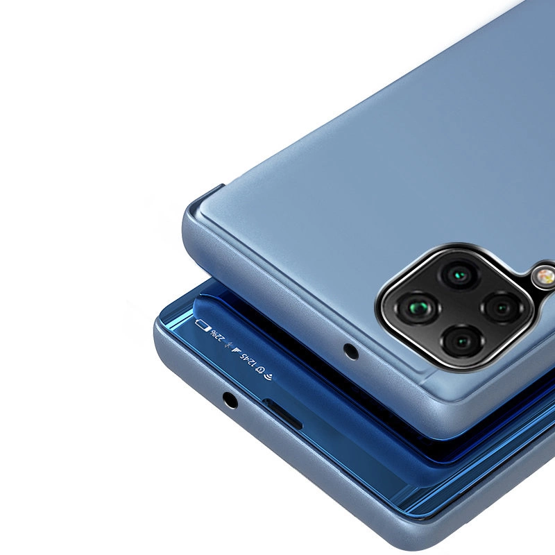 Clear View Case cover for Samsung Galaxy A22 4G blueeng