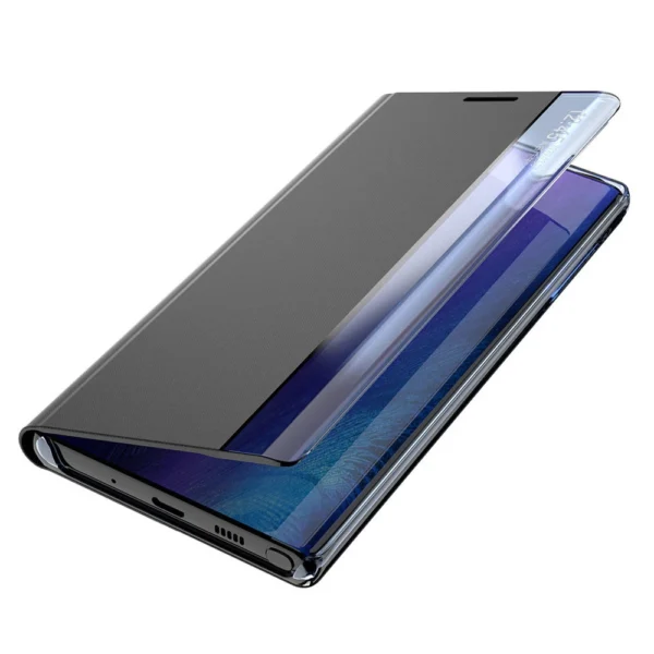 Sleep Case Bookcase Type Case with Smart Window for Samsung Galaxy A22 5G blueeng