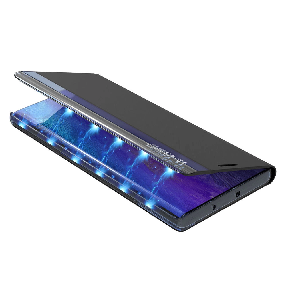 Sleep Case Bookcase Type Case with Smart Window for Samsung Galaxy A22 5G blueeng