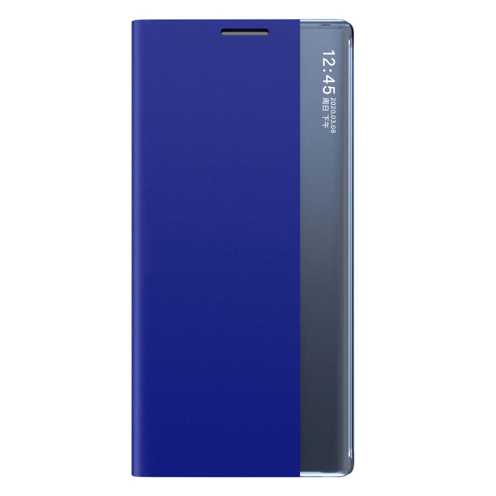 Sleep Case Bookcase Type Case with Smart Window for Samsung Galaxy A22 5G blueeng