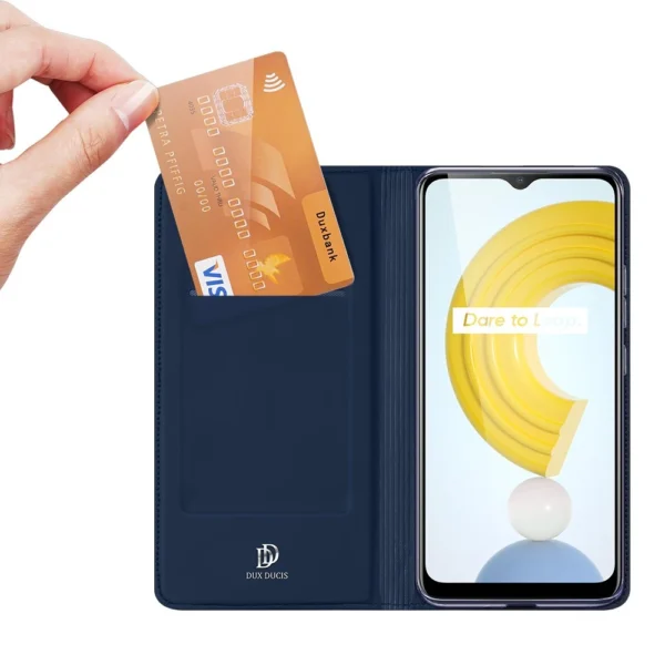 Dux Ducis Skin Pro Bookcase type case for Realme C21 blackeng