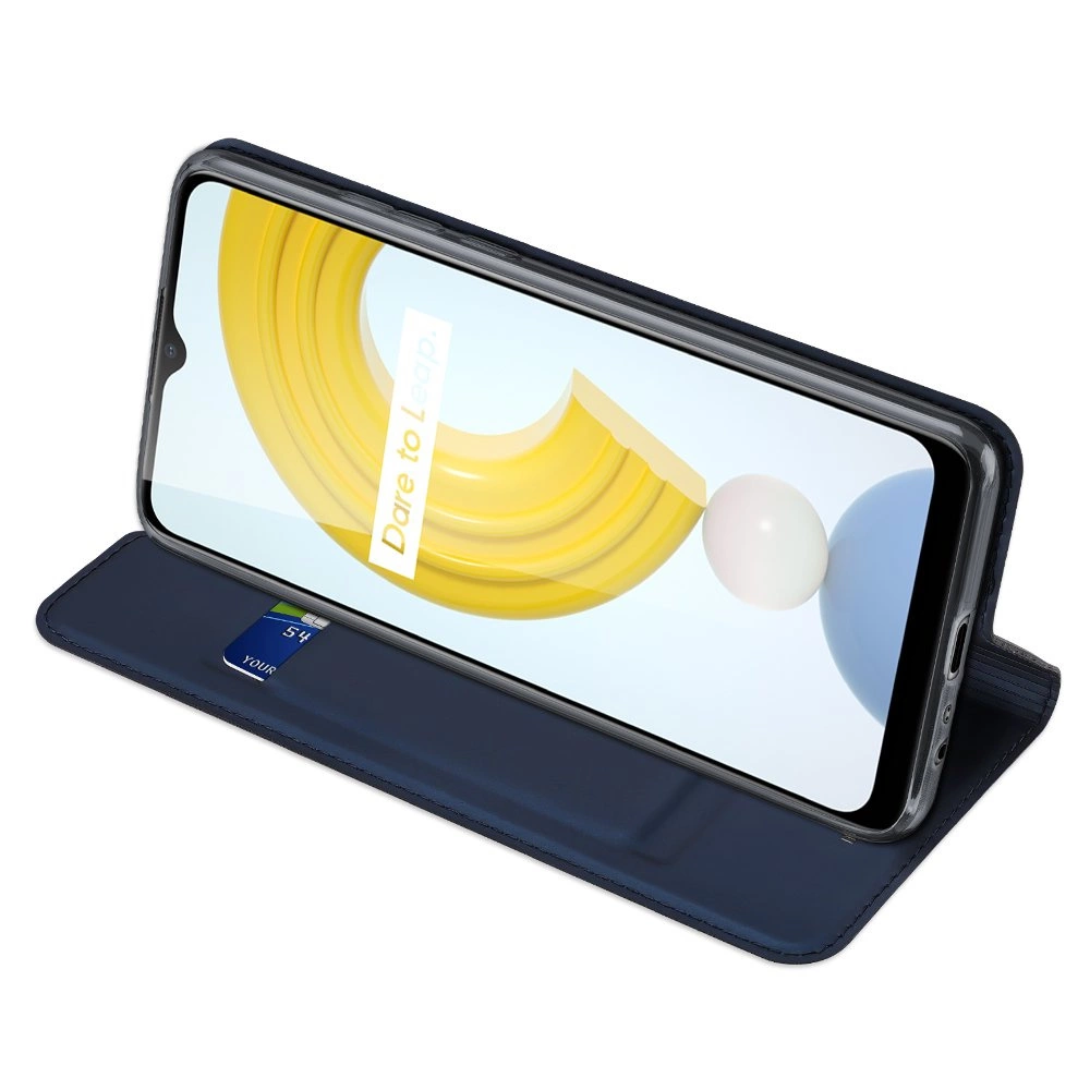 72451_5 Dux Ducis Skin Pro Bookcase type case for Realme C21 blackeng