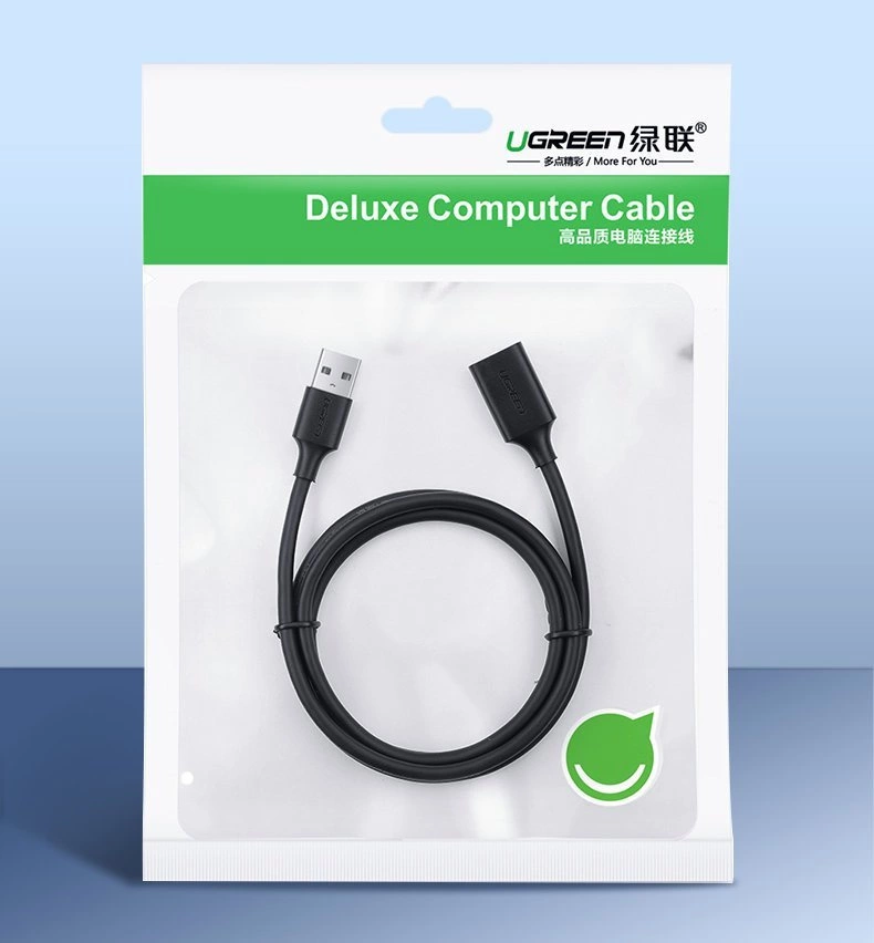 [ON RETURN] Ugreen cable cord extension adapter USB 3.0 (female) - USB 3.0 (male) 3 m black (US129 30127)eng
