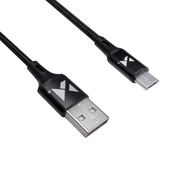 Wozinsky cable USB - microUSB 2,4A 1m black (WUC-M1B)eng