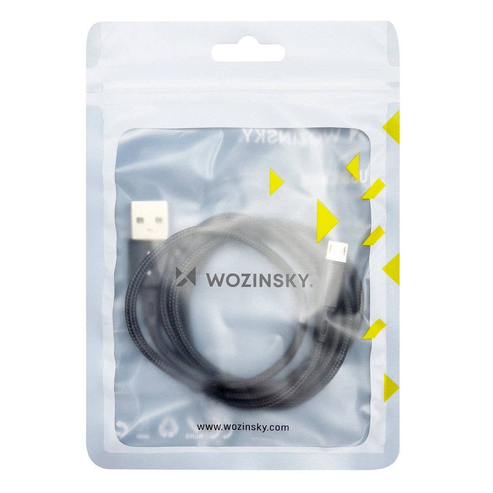 Wozinsky cable USB - microUSB 2,4A 1m black (WUC-M1B)eng