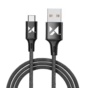 Wozinsky cable USB - USB Type C 2,4A 2m black(WUC-C2B)eng