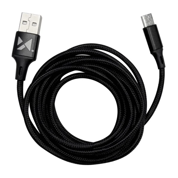 Wozinsky cable USB - USB Type C 2,4A 2m black(WUC-C2B)eng