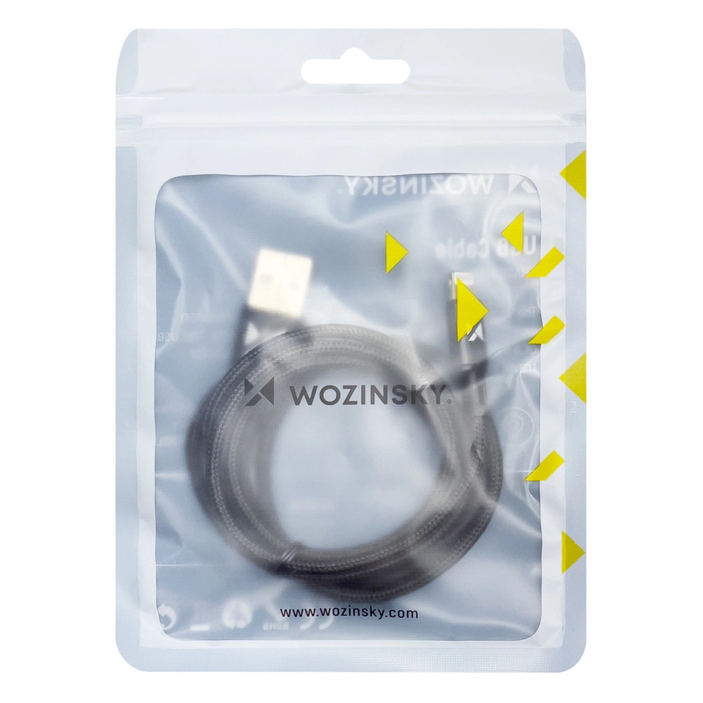 Wozinsky cable USB - Lightning 2,4A 1m black (WUC-L1B)eng