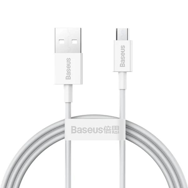 Baseus Superior USB-A / micro USB 2A cable 1m - whiteeng