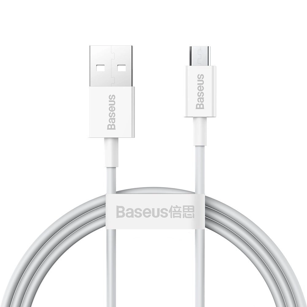 Baseus Superior USB-A / micro USB 2A cable 1m - whiteeng
