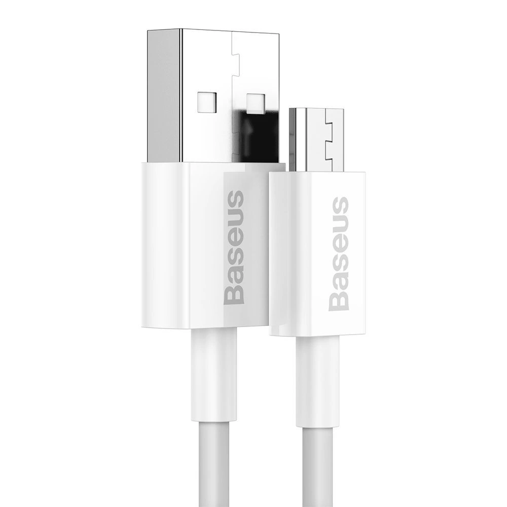 Baseus Superior USB-A / micro USB 2A cable 1m - whiteeng