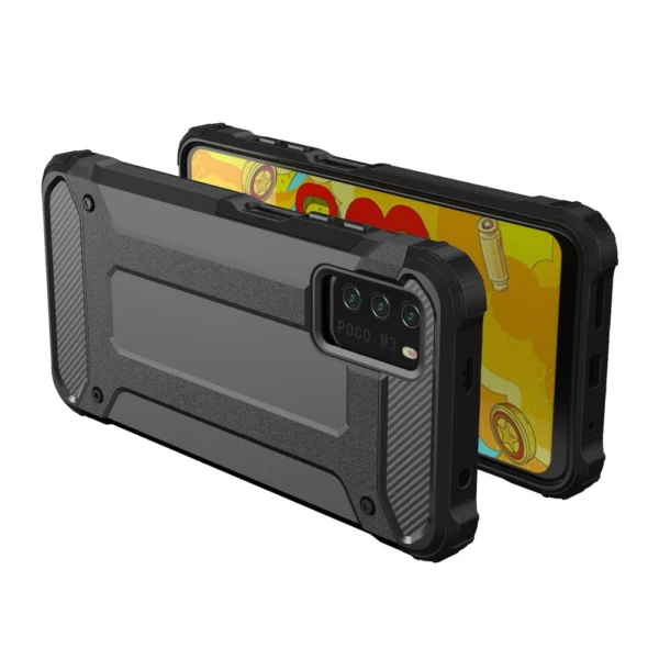 Hybrid Armor Case Tough Rugged Cover for Xiaomi Redmi Note 10 5G / Poco M3 Pro goldeneng