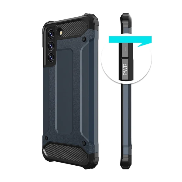 Hybrid Armor Case Tough Rugged Cover for Samsung Galaxy S21 FE goldeng