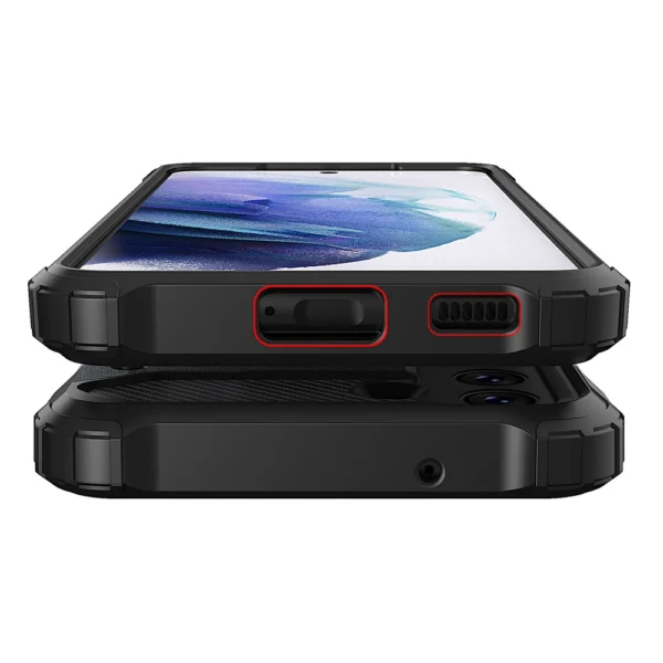 Hybrid Armor Case Tough Rugged Cover for Samsung Galaxy S21 FE goldeng
