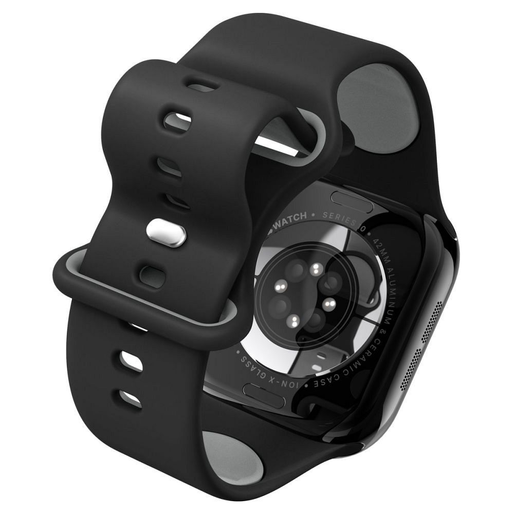 7257c3963d6ef3d52c74838f9691a1e5 SPIGEN case NANO POP for APPLE Watch 6 / 7 / 8 / 9 / 10 / SE (40 / 41 / 42 mm) black sesame