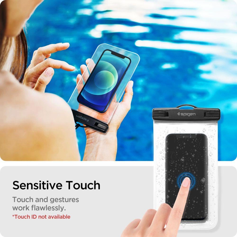 Spigen Spigen Aqua Shield A601 case waterproof IPX8 - transparent 2 pcs.eng