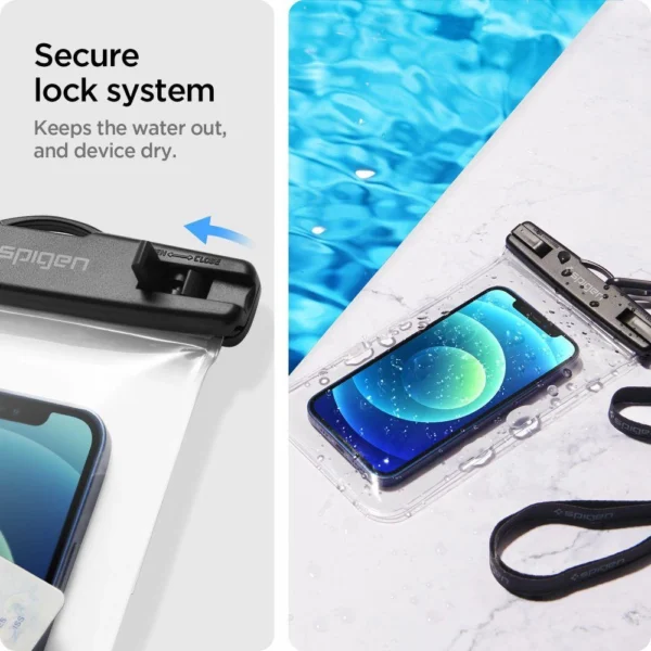 Spigen Spigen Aqua Shield A601 case waterproof IPX8 - transparent 2 pcs.eng