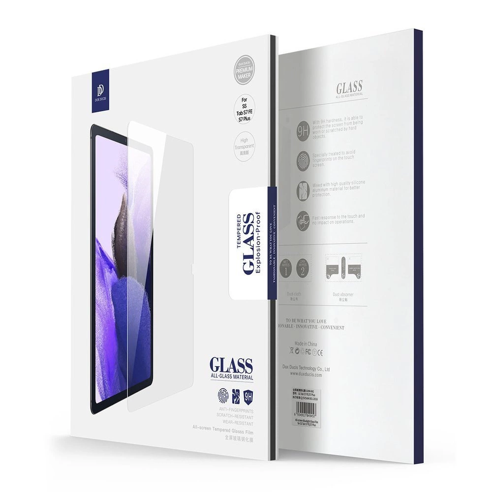 Dux Ducis Tempered Glass Samsung Galaxy Tab S7+ (S7 Plus) / Tab S7 FE / Tab S8+ (S8 Plus) Transparenteng