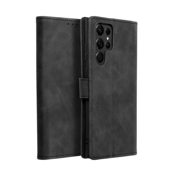 TENDER Book Case for SAMSUNG S22 Ultra black