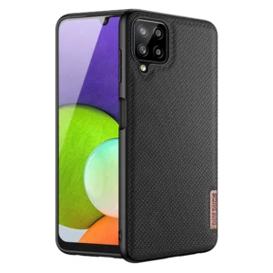 Dux Ducis Fino case covered with nylon material for Samsung Galaxy A22 4G blackeng
