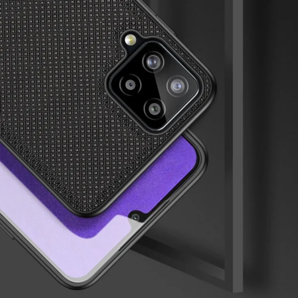 Dux Ducis Fino case covered with nylon material for Samsung Galaxy A22 4G blackeng