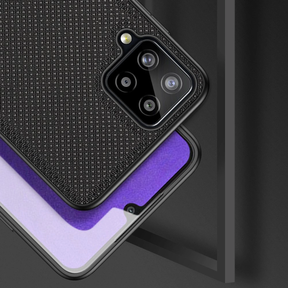 Dux Ducis Fino case covered with nylon material for Samsung Galaxy A22 4G blackeng