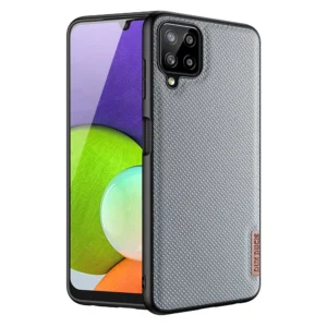Dux Ducis Fino case covered with nylon material for Samsung Galaxy A22 4G grayeng