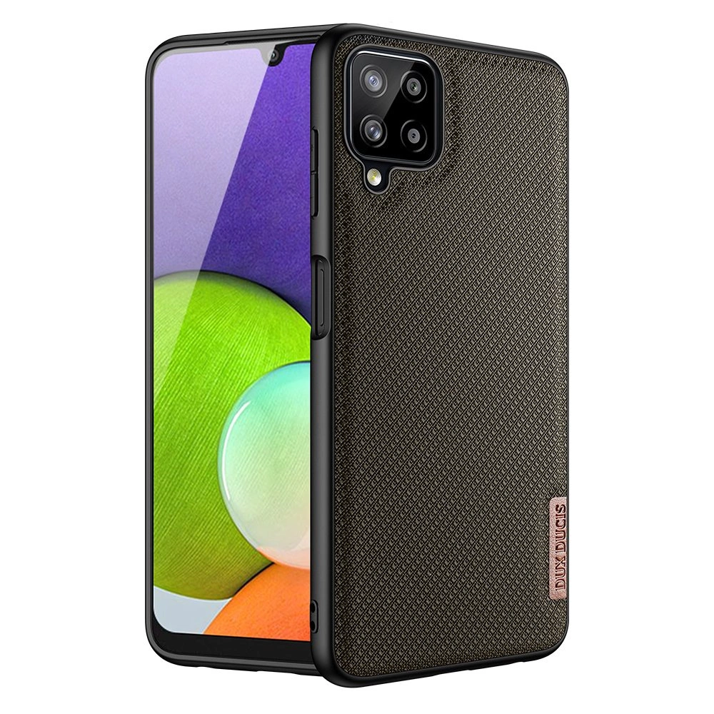 Dux Ducis Fino case covered with nylon material for Samsung Galaxy A22 4G greeneng