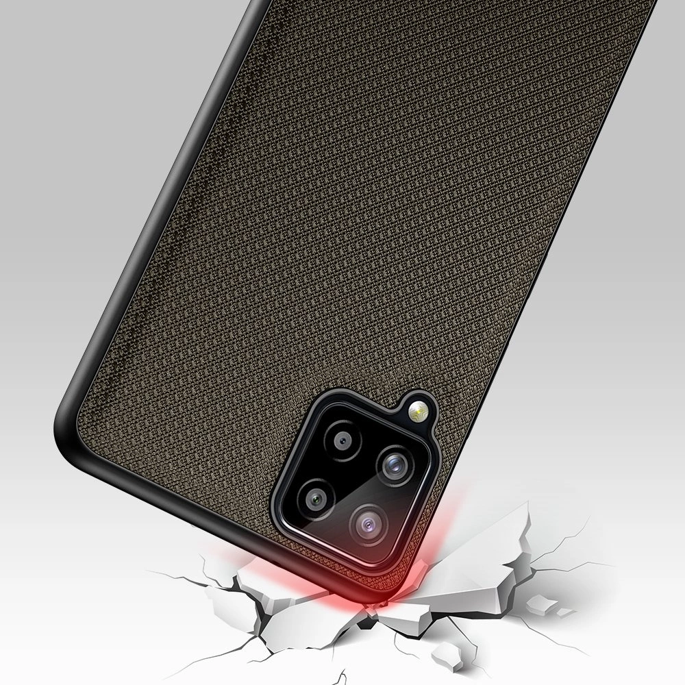 Dux Ducis Fino case covered with nylon material for Samsung Galaxy A22 4G greeneng