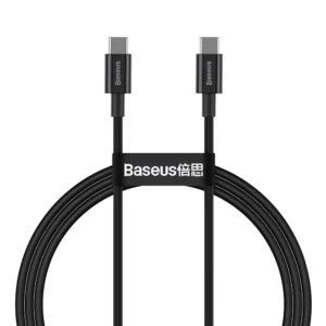 Baseus CATYS-B01 USB-C - USB-C PD QC FCP cable 100W 5A 480Mb/s 1m - blackeng