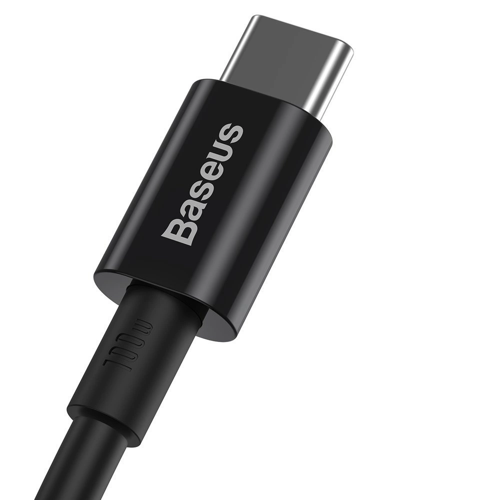 Baseus CATYS-B01 USB-C - USB-C PD QC FCP cable 100W 5A 480Mb/s 1m - blackeng