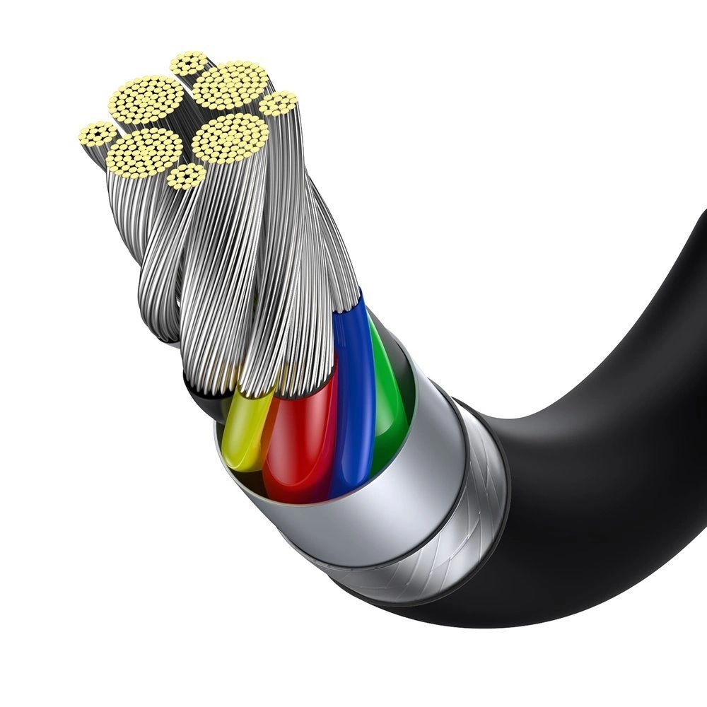 Baseus CATYS-B01 USB-C - USB-C PD QC FCP cable 100W 5A 480Mb/s 1m - blackeng