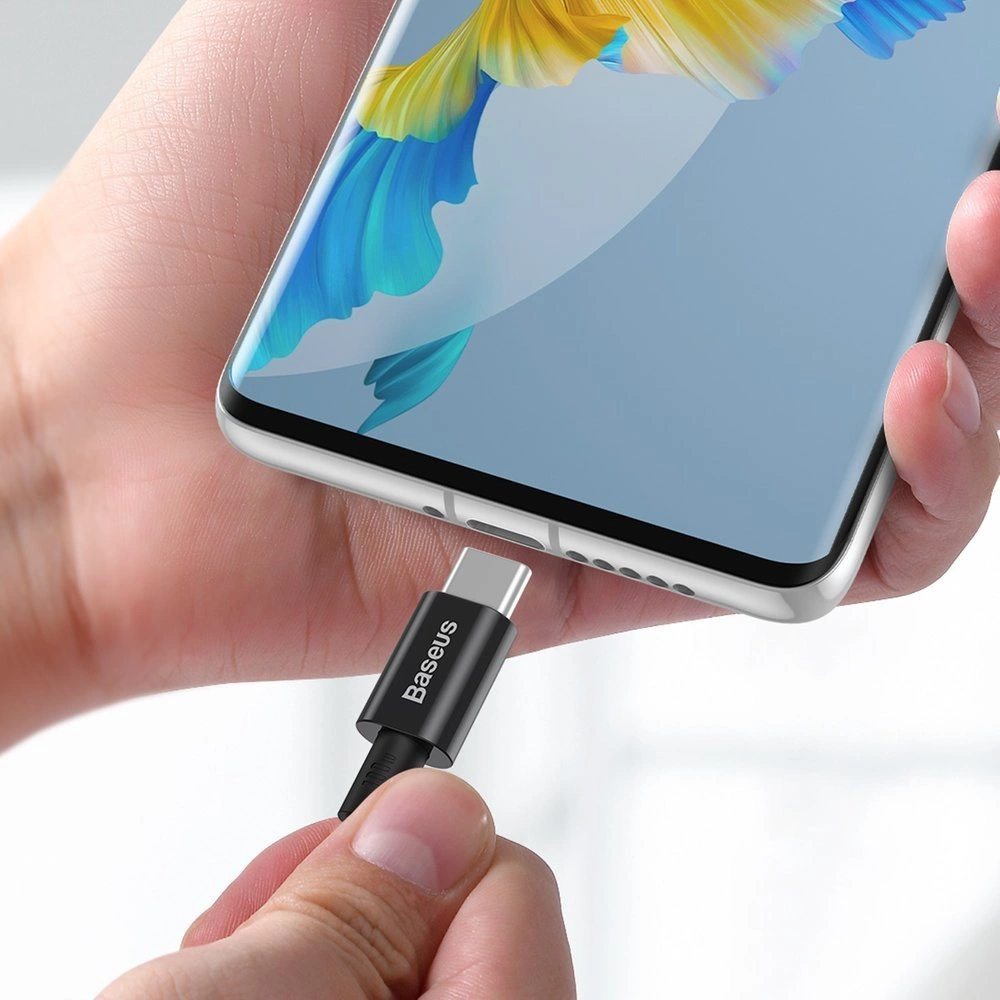 Baseus CATYS-B01 USB-C - USB-C PD QC FCP cable 100W 5A 480Mb/s 1m - blackeng