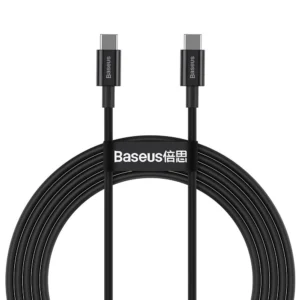 Baseus CATYS-C01 USB-C - USB-C PD QC FCP cable 100W 5A 480Mb/s 2m - blackeng