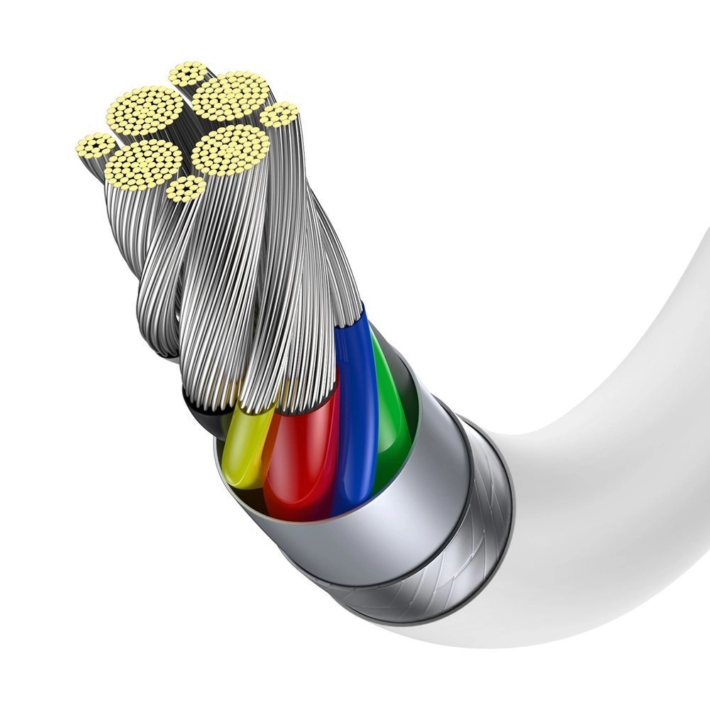 Baseus CATYS-C02 USB-C - USB-C PD QC FCP cable 100W 5A 2m - whiteeng