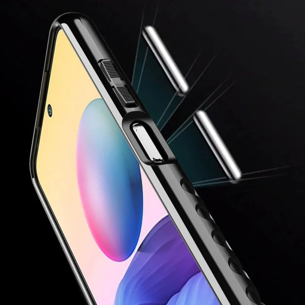 Thunder Case Flexible Tough Rugged Cover TPU Case for Xiaomi Redmi Note 10 5G / Poco M3 Pro blackeng