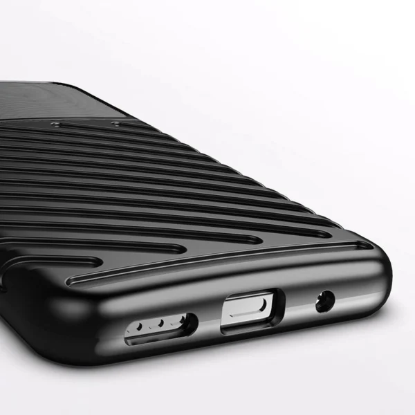 Thunder Case Flexible Tough Rugged Cover TPU Case for Xiaomi Redmi Note 10 5G / Poco M3 Pro blackeng