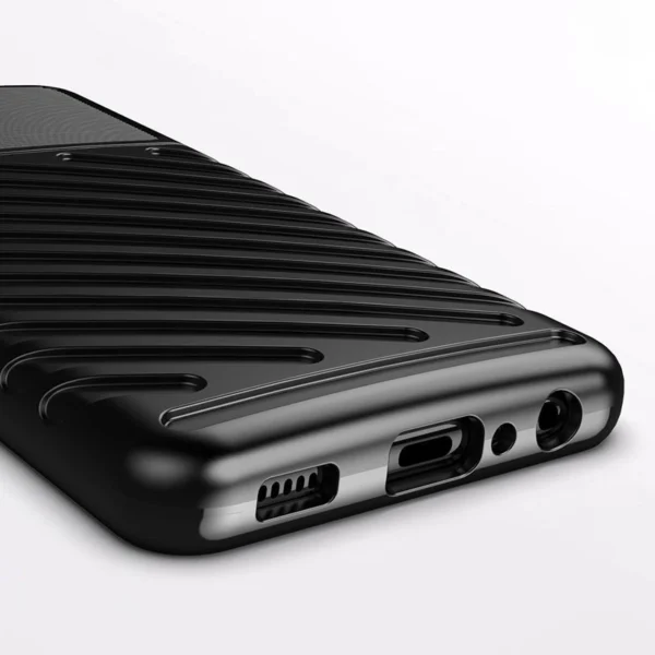 Thunder Case Flexible Tough Rugged Cover TPU Case for Samsung Galaxy A22 4G blueeng