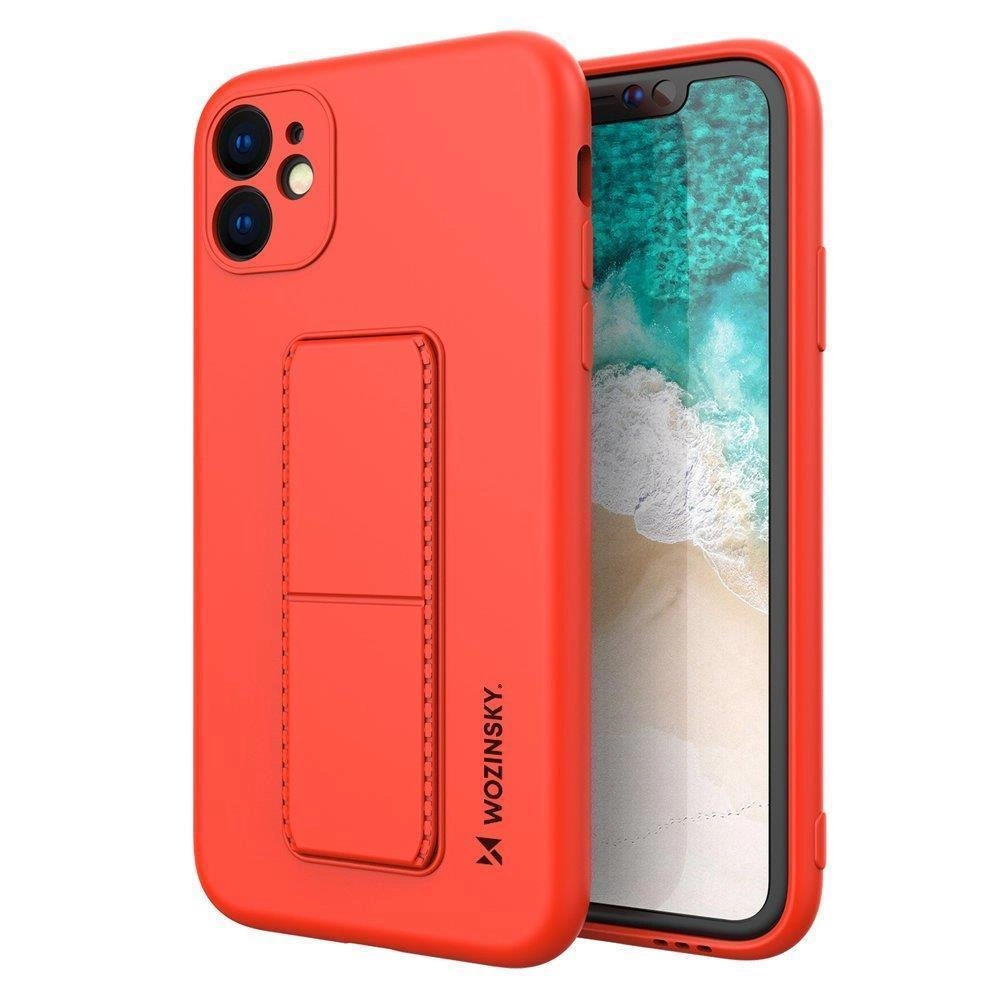Wozinsky Kickstand Case Silicone Stand Cover for Samsung Galaxy A22 5G Redeng
