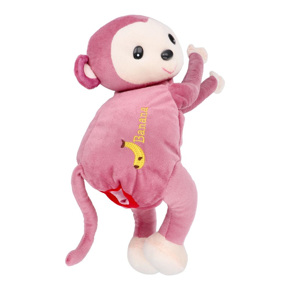 Monkey hanging model tissue box pink