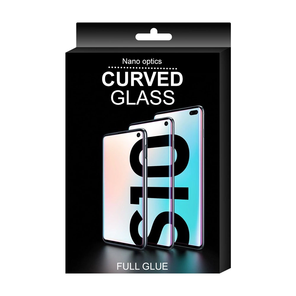 3D Edge Nano Flexi Glass Hybrid Full Screen Protector with frame for Samsung Galaxy S21+ 5G (S21 Plus 5G) blackeng