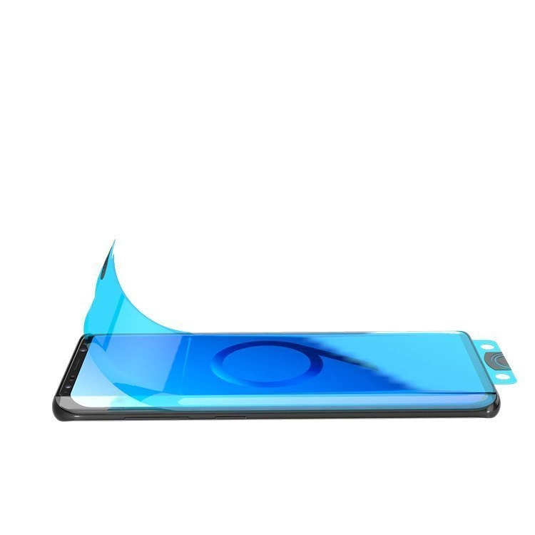 3D Edge Nano Flexi Glass Hybrid Full Screen Protector with frame for Samsung Galaxy S21+ 5G (S21 Plus 5G) blackeng