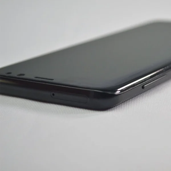 3D Edge Nano Flexi Glass Hybrid Full Screen Protector with frame for Samsung Galaxy S21+ 5G (S21 Plus 5G) blackeng