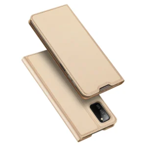 Dux Ducis Skin Pro Bookcase type case for Samsung Galaxy A03s goldeneng