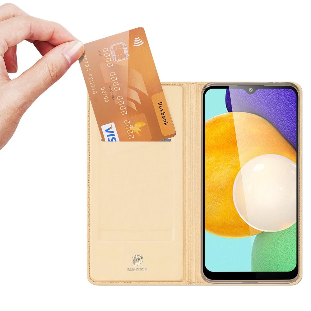 73047_2 Dux Ducis Skin Pro Bookcase type case for Samsung Galaxy A03s goldeneng