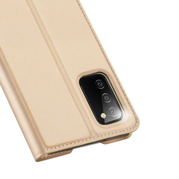 Dux Ducis Skin Pro Bookcase type case for Samsung Galaxy A03s goldeneng